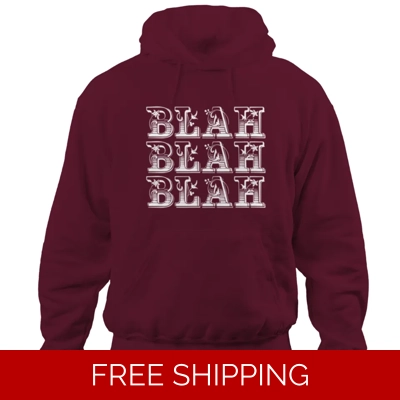 Le Studio Hoodie Blah Blah Blah Full Logo